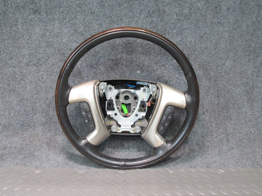 2009-2014 Cadillac Escalade Heated Leather Wood Steering w Controls