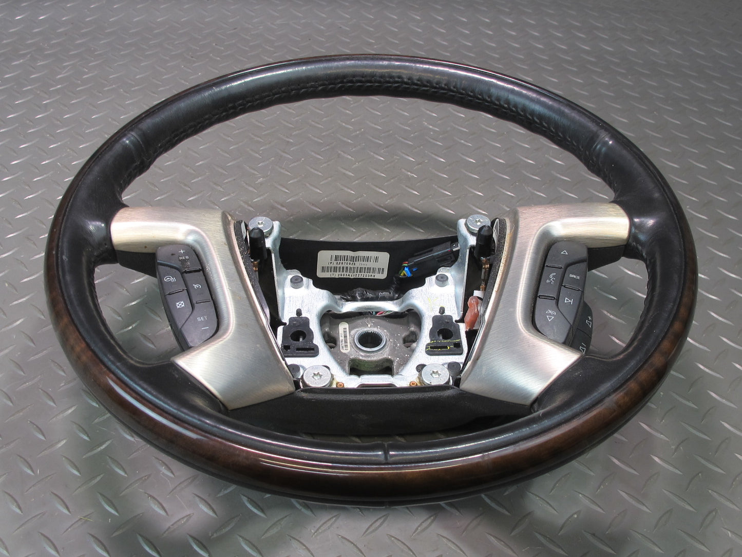 2009-2014 Cadillac Escalade Heated Leather Wood Steering w Controls