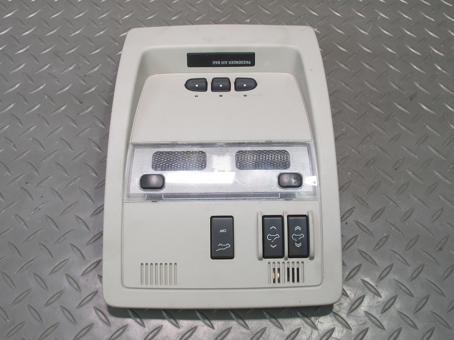 07-14 Cadillac Escalade Front & Rear Overhead Console Dome Interior Light Set