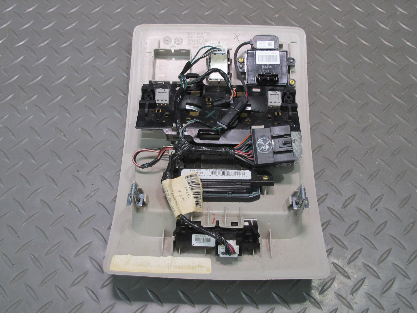 07-14 Cadillac Escalade Front & Rear Overhead Console Dome Interior Light Set