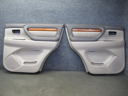 2004-2007 Lexus LX470 Rear Left & Right Door Interior Trim Cover Panel Set of 2