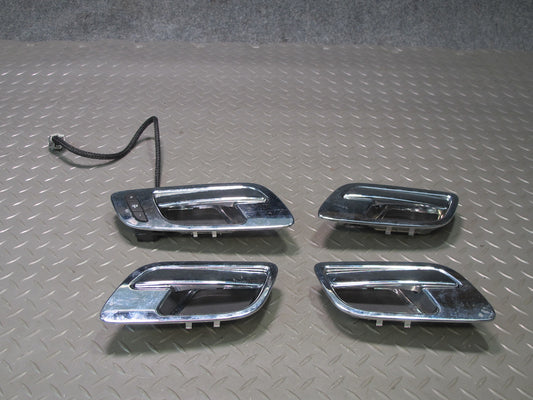 13-14 Cadillac Escalade Platinum Front & Rear Door Chrome Interior Handle Set