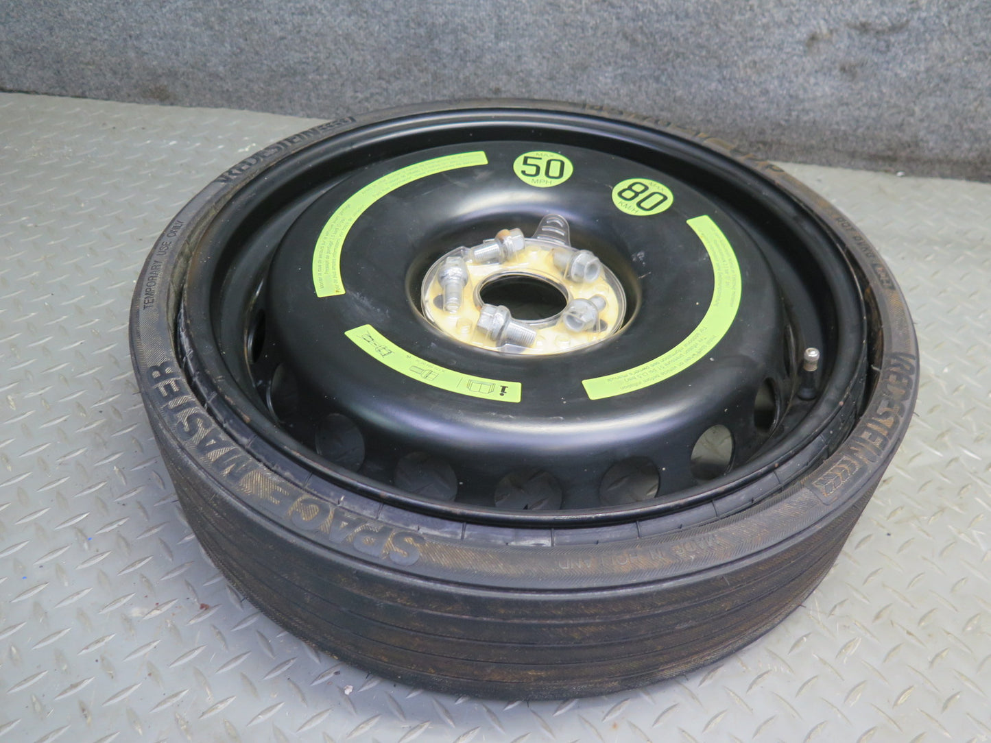 05-11 Mercedes R171 Slk-class R17 17" Spare Tire Wheel 17x4.5 ET12 145/70 OEM