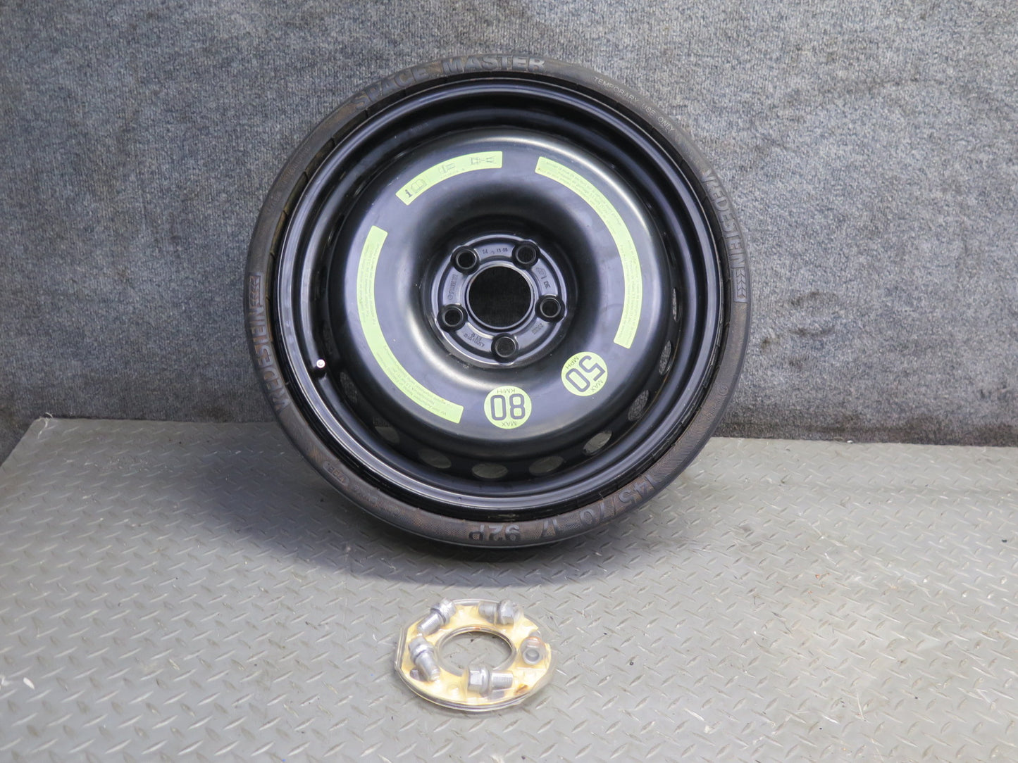 05-11 Mercedes R171 Slk-class R17 17" Spare Tire Wheel 17x4.5 ET12 145/70 OEM