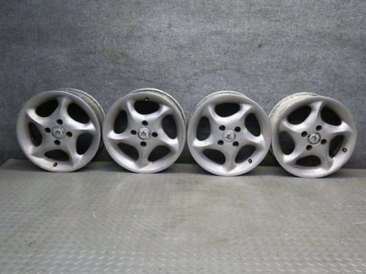 Set of 4 American Racing AR-57 R14 14" Wheel Rim 14X6J ET30 4x100 w Center Caps