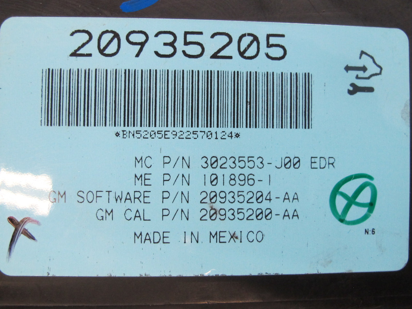 2009-2014 Cadillac Escalade Rear Tailgate Liftgate Control Module 20935205