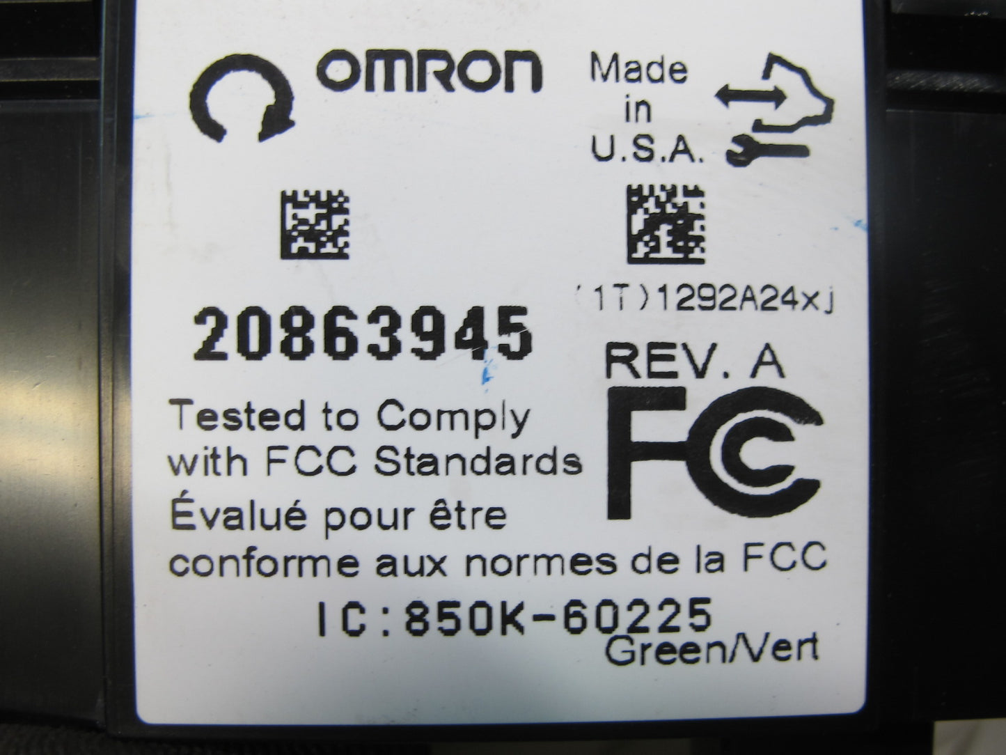 2012-2014 Cadillac Escalade Door Lock Remote Control Module 20863945