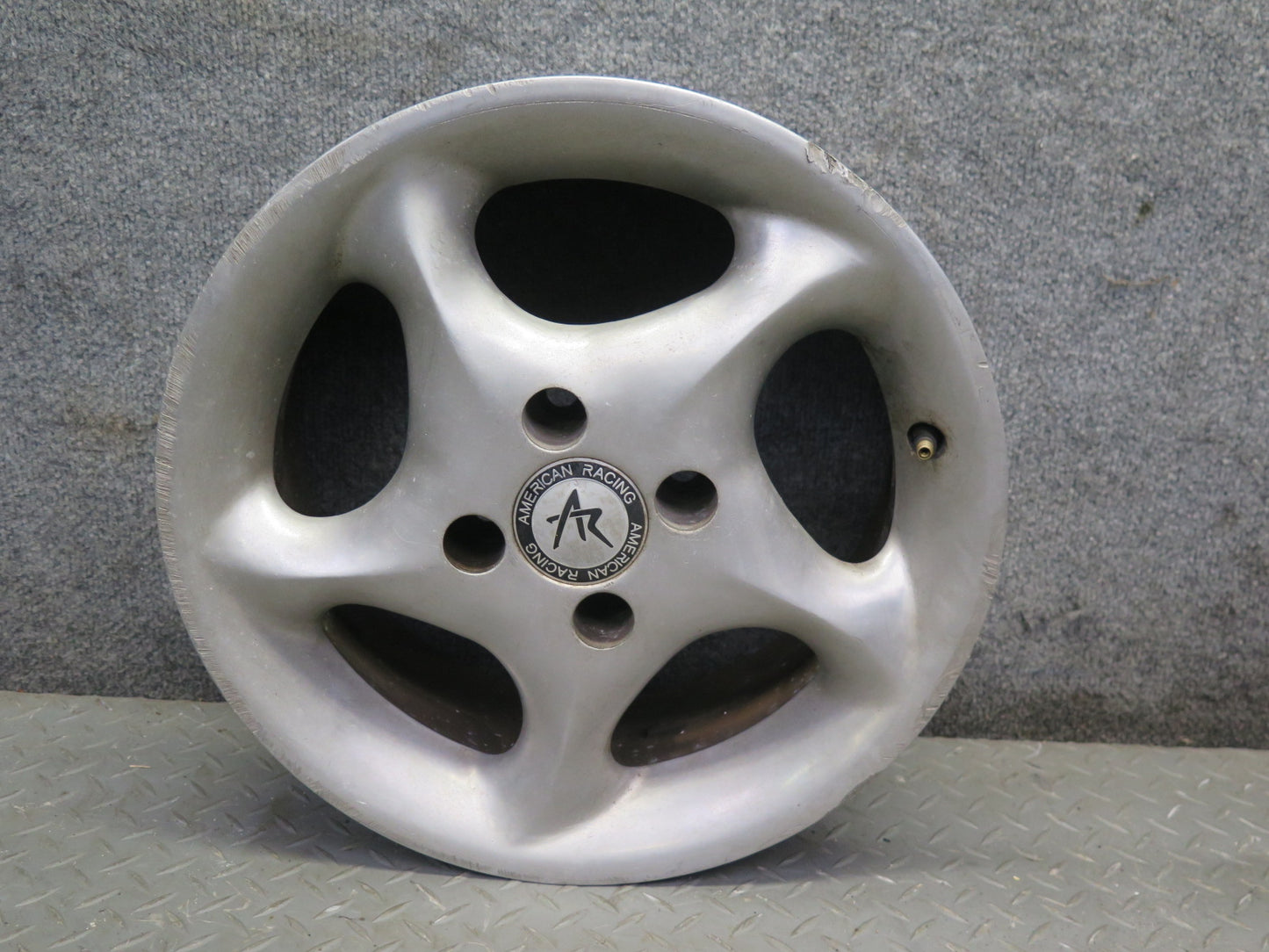 Set of 4 American Racing AR-57 R14 14" Wheel Rim 14X6J ET30 4x100 w Center Caps