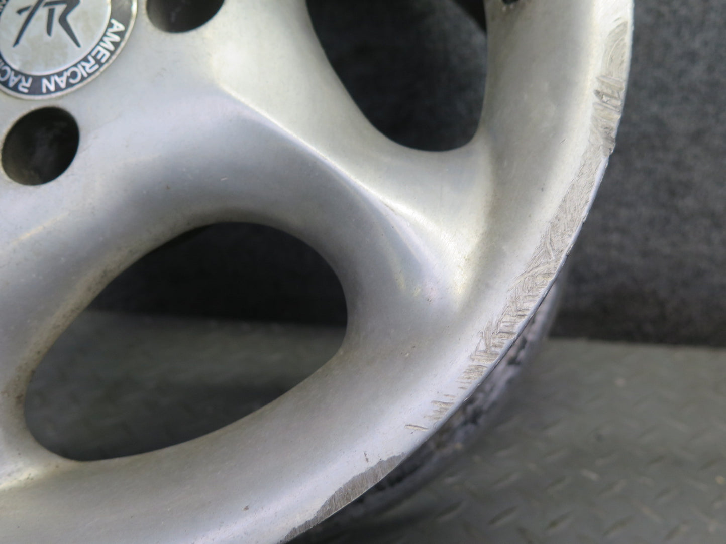 Set of 4 American Racing AR-57 R14 14" Wheel Rim 14X6J ET30 4x100 w Center Caps