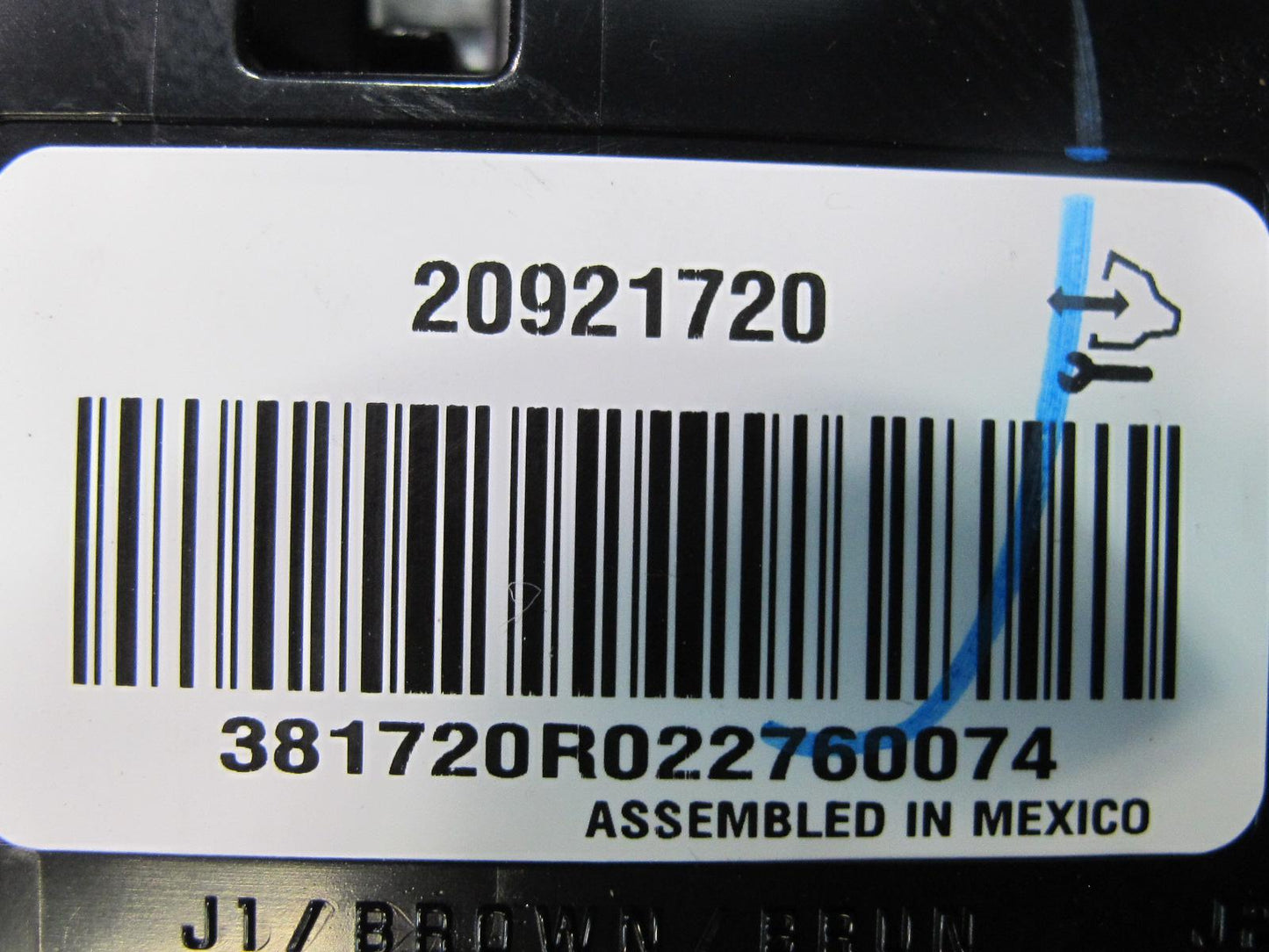 2012-2014 Cadillac Escalade A/C Heater Climate Control Switch Panel 20921720