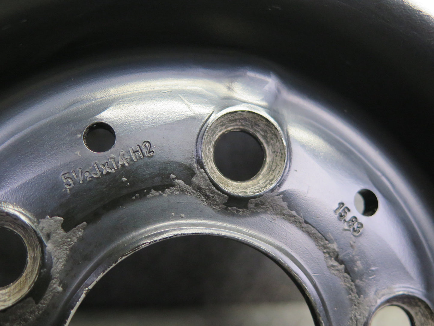 74-85 Mercedes W123 Factory 14" R14 Alloy Wheel Rim 14x5.5J ET30 1234001302 OEM