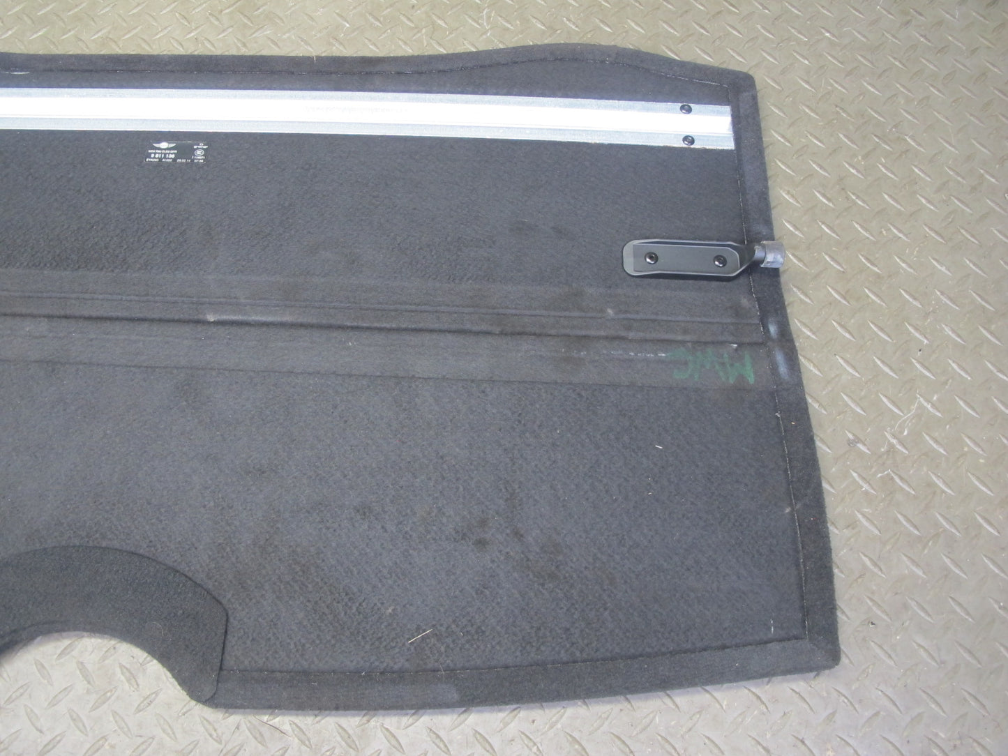 12-15 Mini Cooper S R60 Countryman Rear Second Trunk Cargo Cover 9811136 OEM