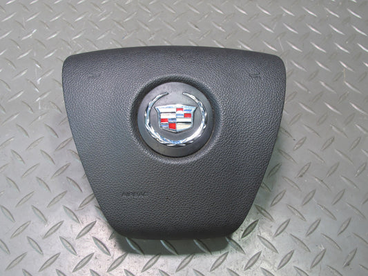 13-14 CADILLAC ESCALADE PLATINUM EBONY STEERING WHEEL AIRBAG SRS BLACK OEM