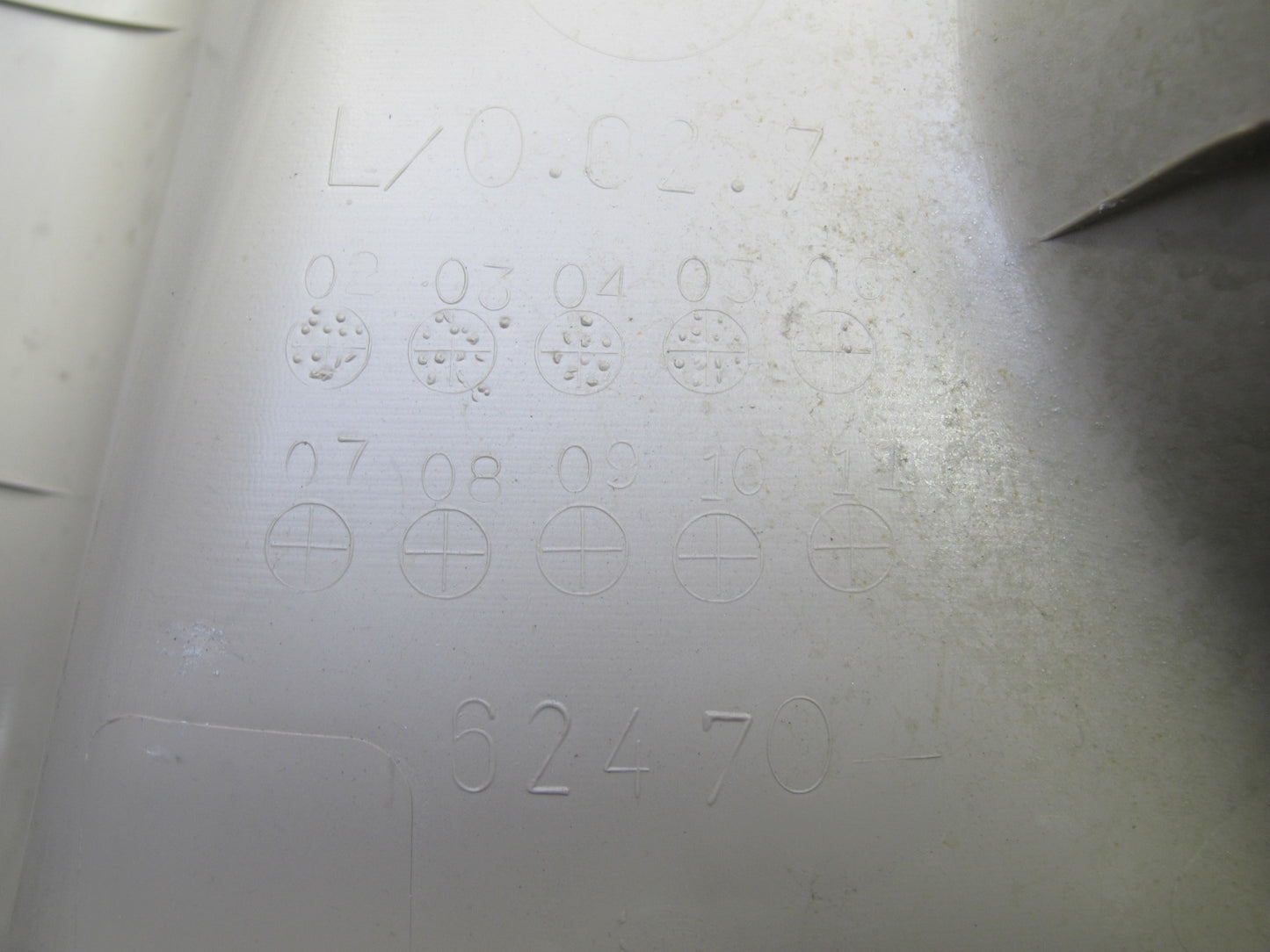 2003-2007 Lexus LX470 Rear Left & Right Quarter Window Interior Trim Panel Set