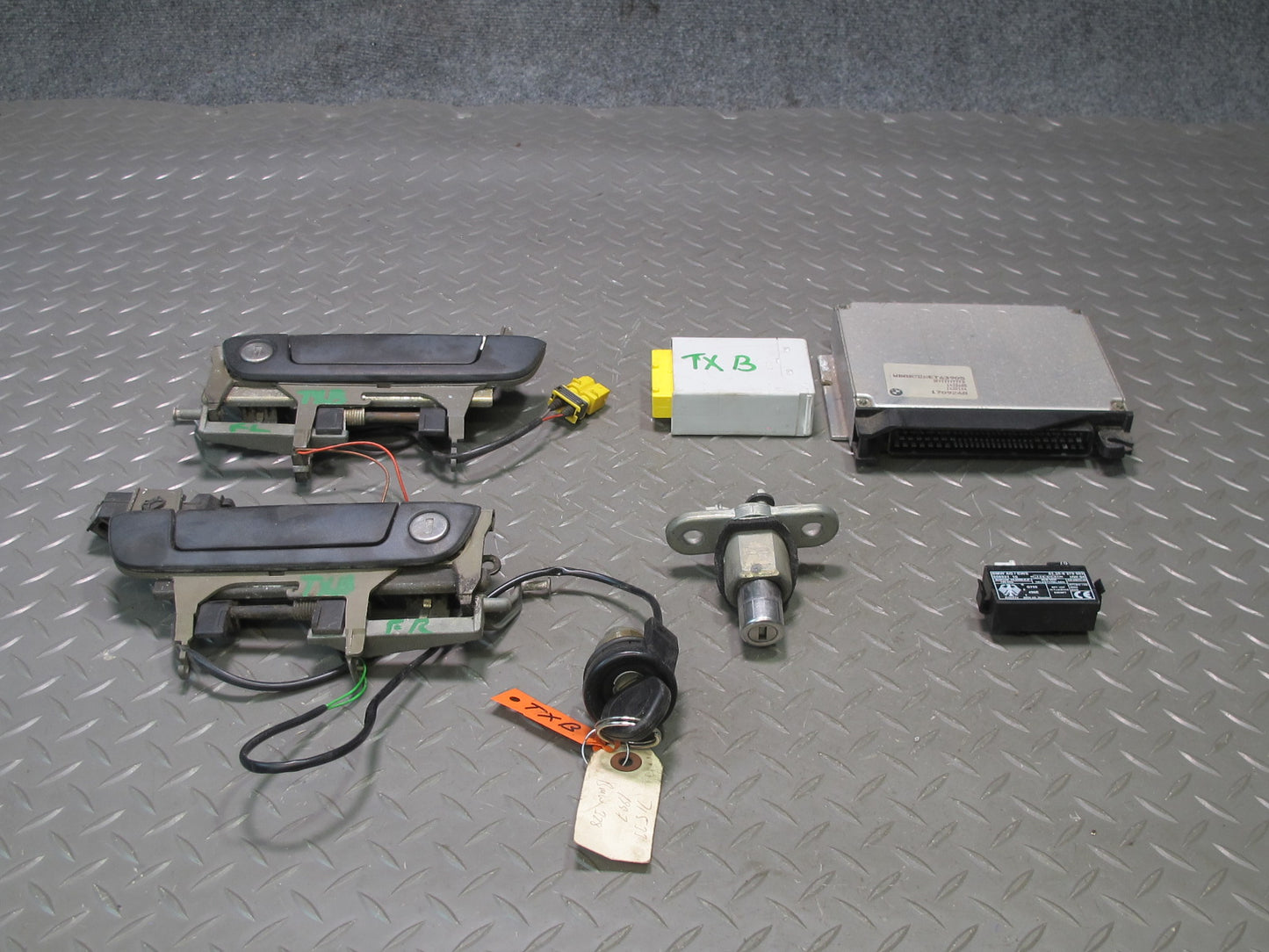 1997 BMW E36 328iC M52 Engine ECU DME EWS Module Door Lock Cylinder KEY Set OEM
