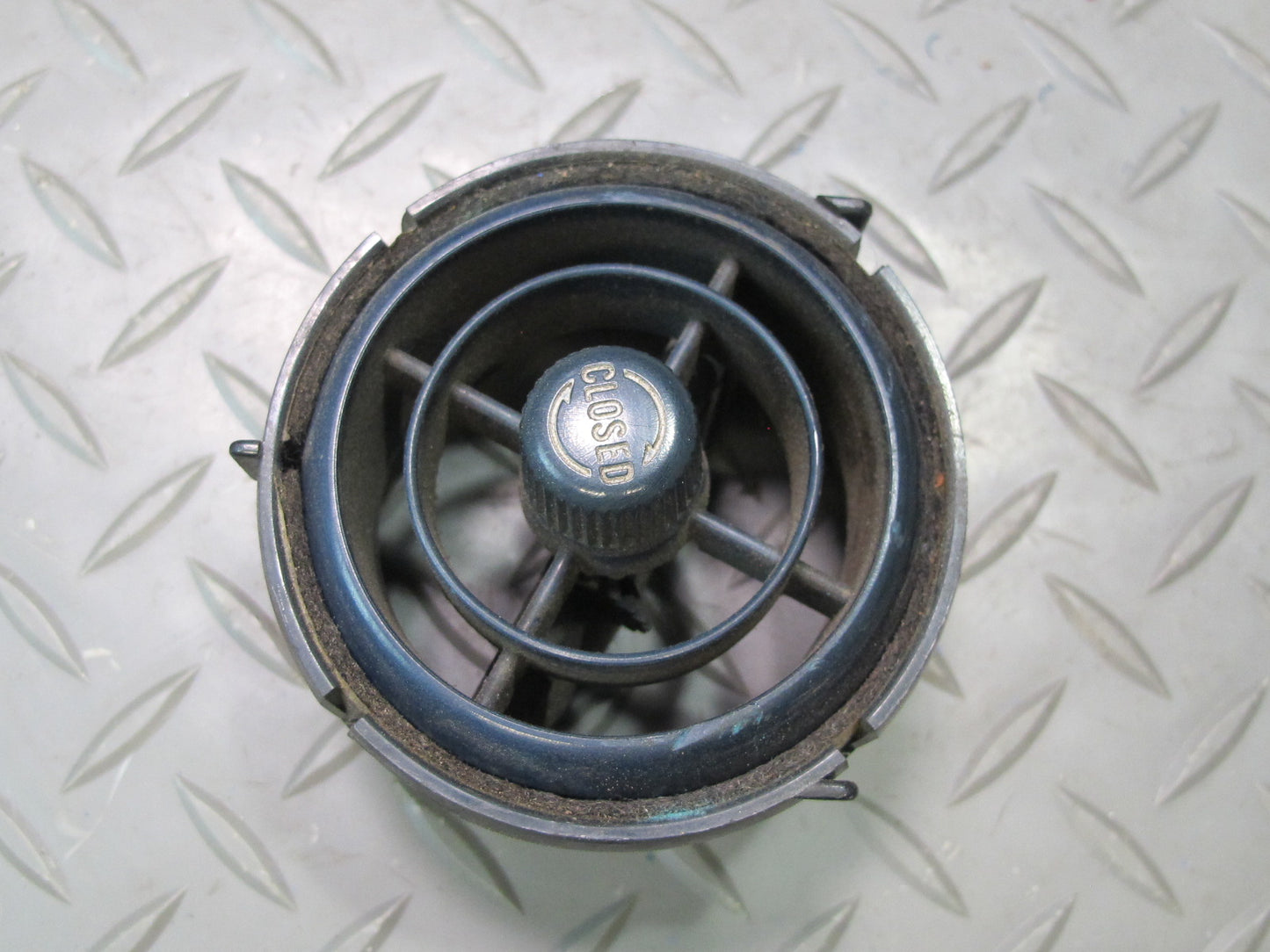 85-89 Toyota MR2 AW15 Set of 3 Dash Left Right Center Air Vent Trim Blue OEM