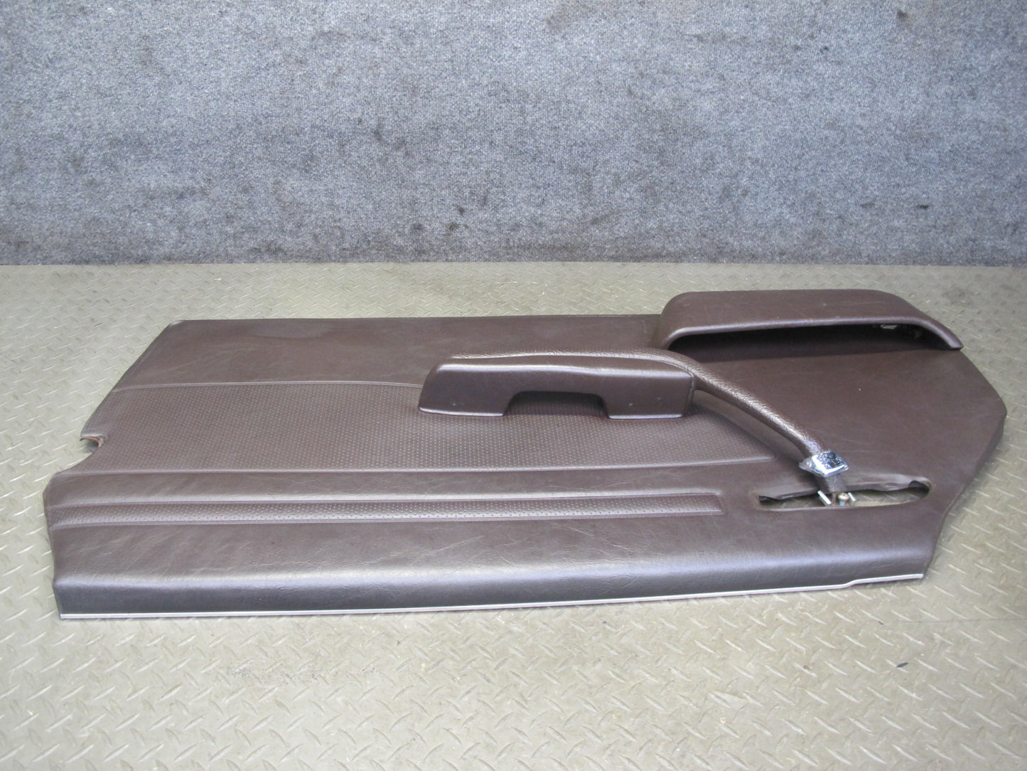 73-85 Mercedes R107 Convert Left & Right Door Interior Panel Chrome Trim Set OEM