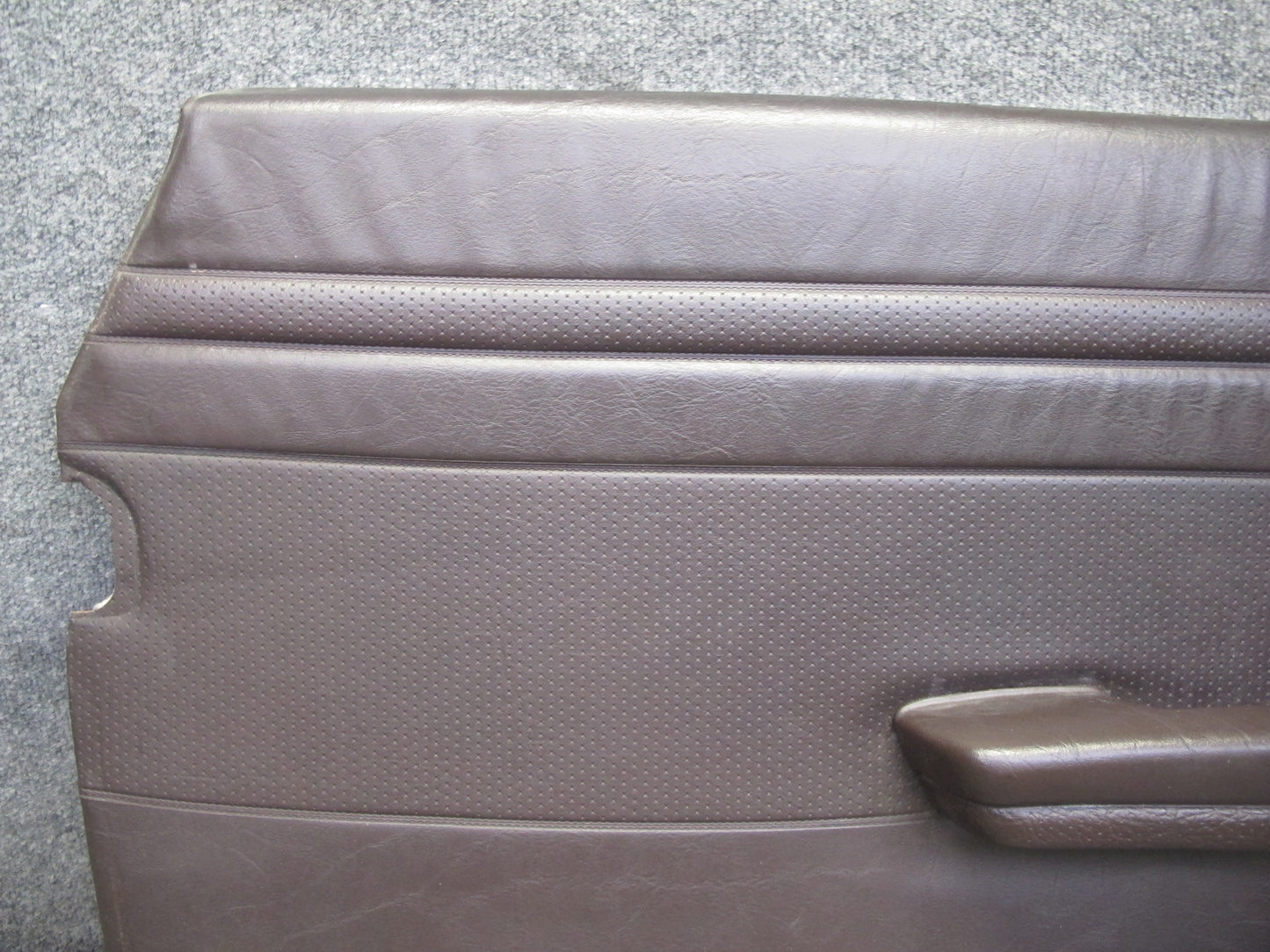 73-85 Mercedes R107 Convert Left & Right Door Interior Panel Chrome Trim Set OEM