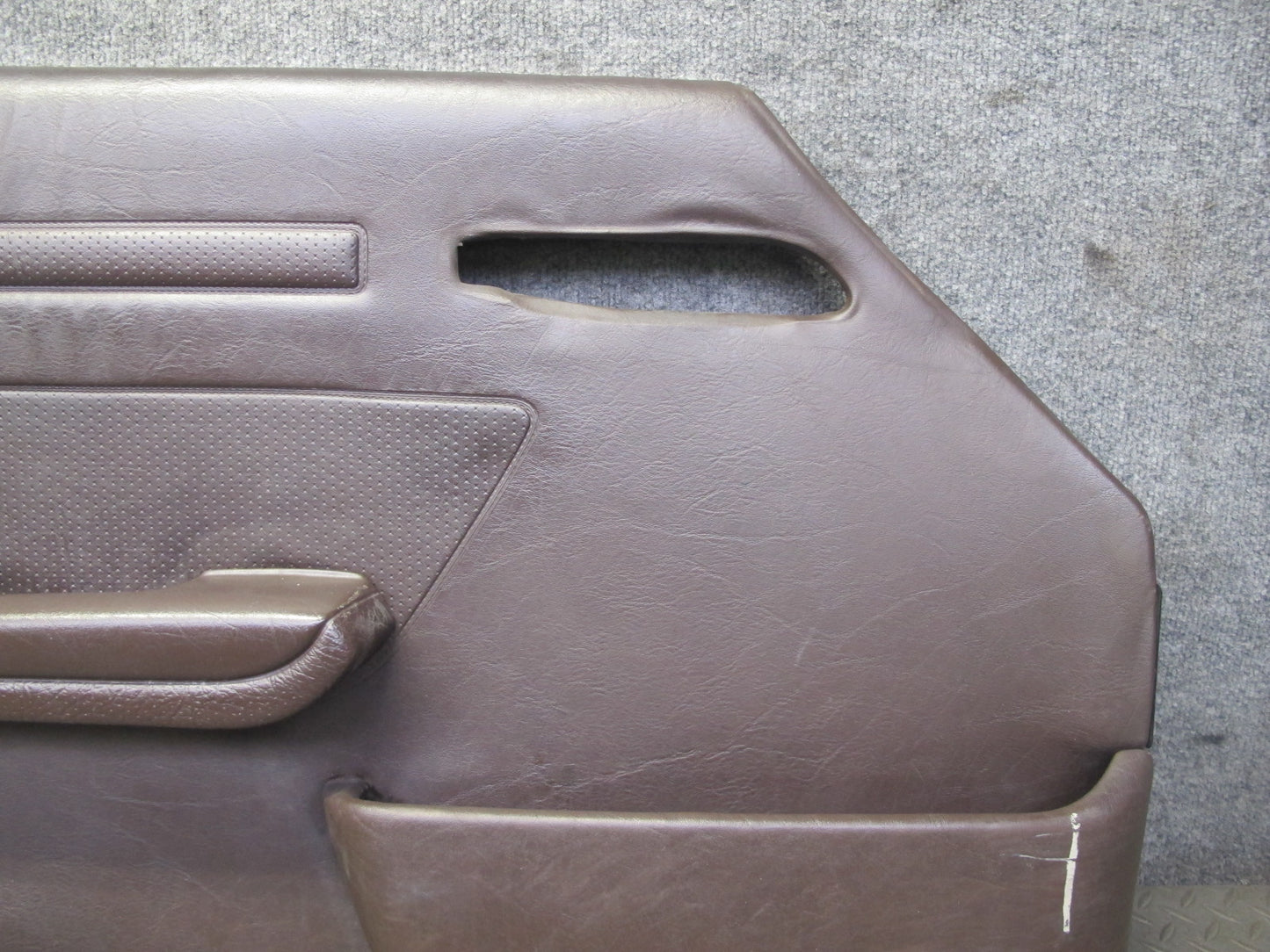 73-85 Mercedes R107 Convert Left & Right Door Interior Panel Chrome Trim Set OEM
