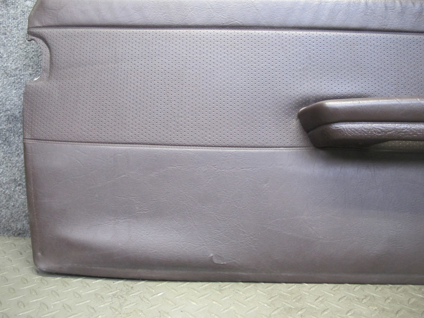 73-85 Mercedes R107 Convert Left & Right Door Interior Panel Chrome Trim Set OEM