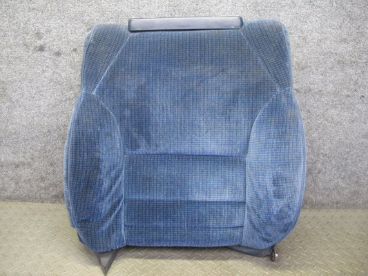 85-89 Toyota MR2 AW15 Front Right Velour Seat Backrest Upper Cushion Blue OEM