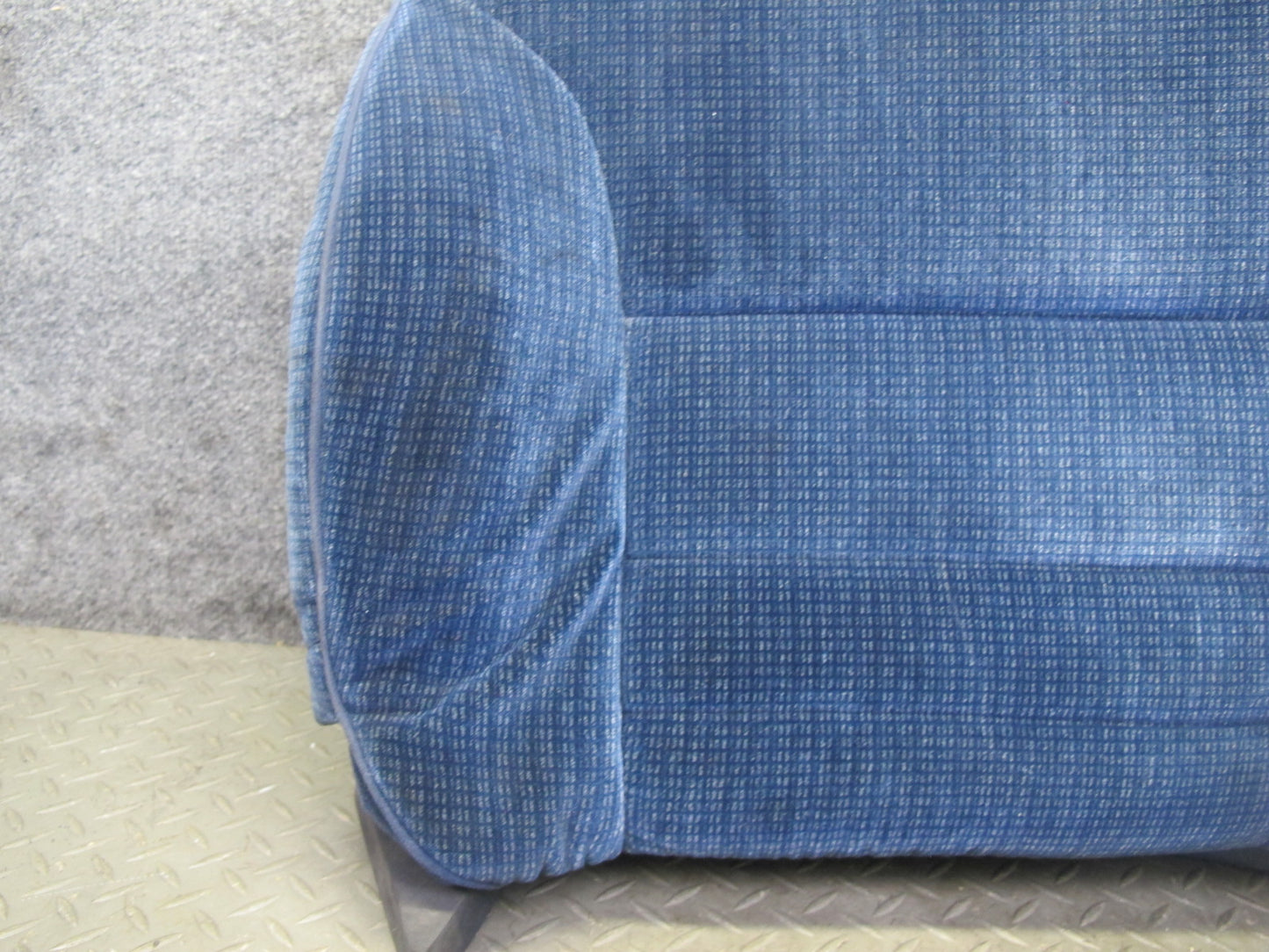 85-89 Toyota MR2 AW15 Front Right Velour Seat Backrest Upper Cushion Blue OEM