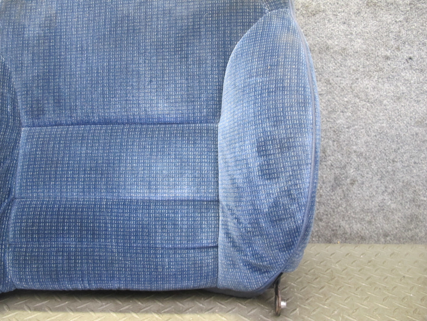 85-89 Toyota MR2 AW15 Front Right Velour Seat Backrest Upper Cushion Blue OEM