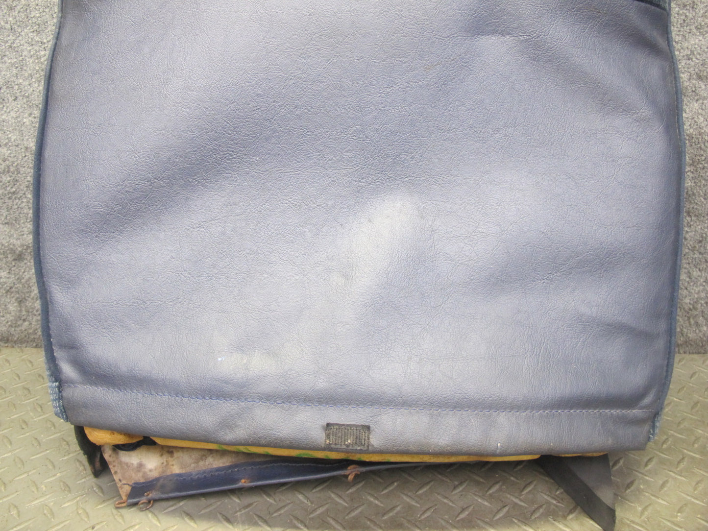 85-89 Toyota MR2 AW15 Front Right Velour Seat Backrest Upper Cushion Blue OEM