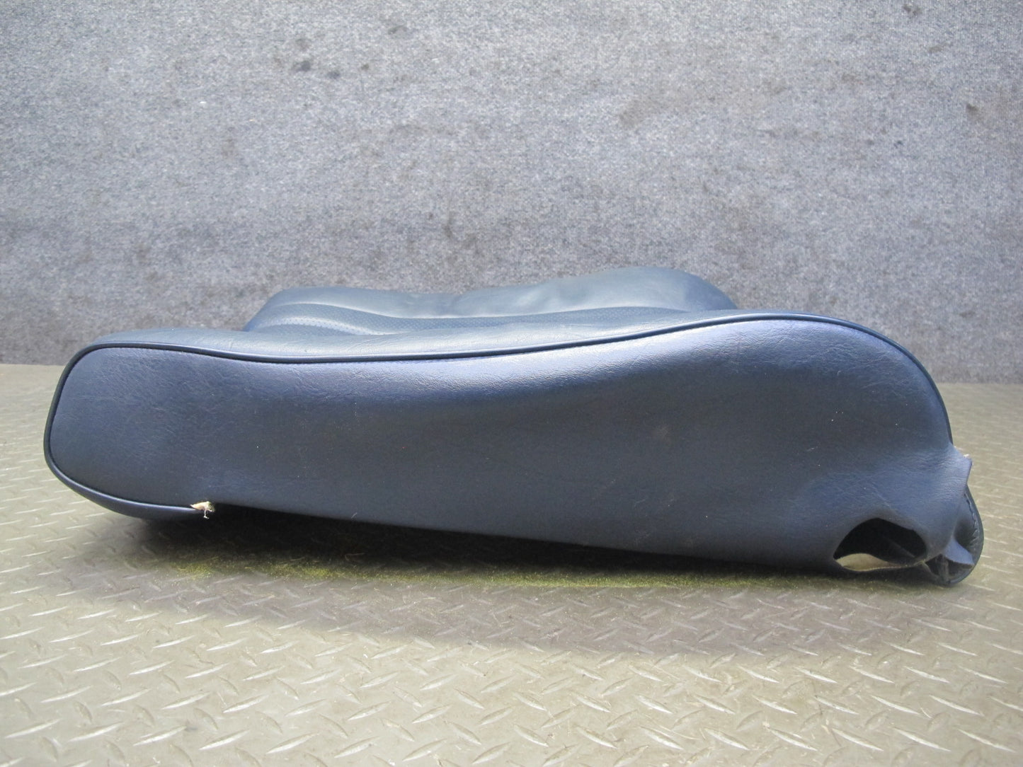 82-83 Mercedes W123 240D Front Righ Seat Upper Leather Cushion Blue OEM
