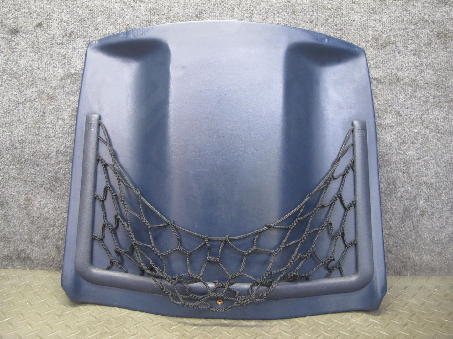 82-85 Mercedes W123 300D 240D Front Right Seat Back Trim Cover Panel Blue OEM