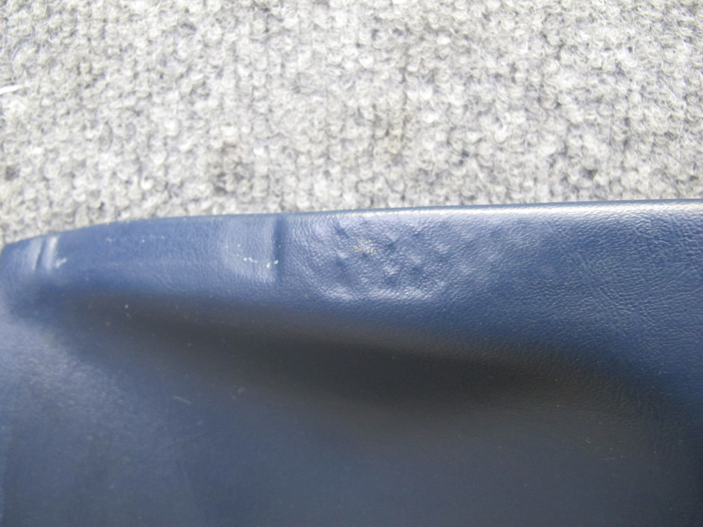 82-85 Mercedes W123 300D 240D Front Right Seat Back Trim Cover Panel Blue OEM