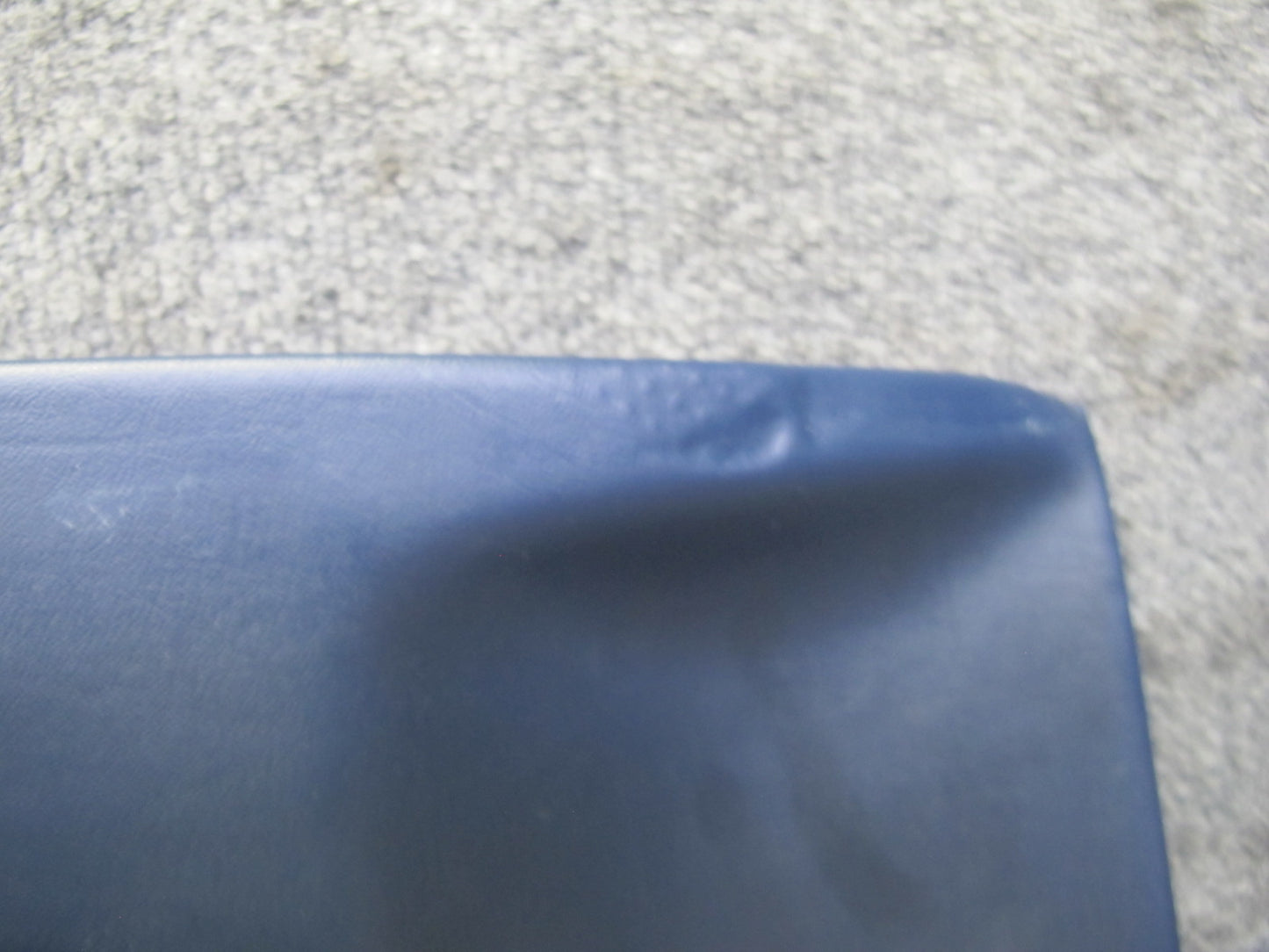 82-85 Mercedes W123 300D 240D Front Right Seat Back Trim Cover Panel Blue OEM