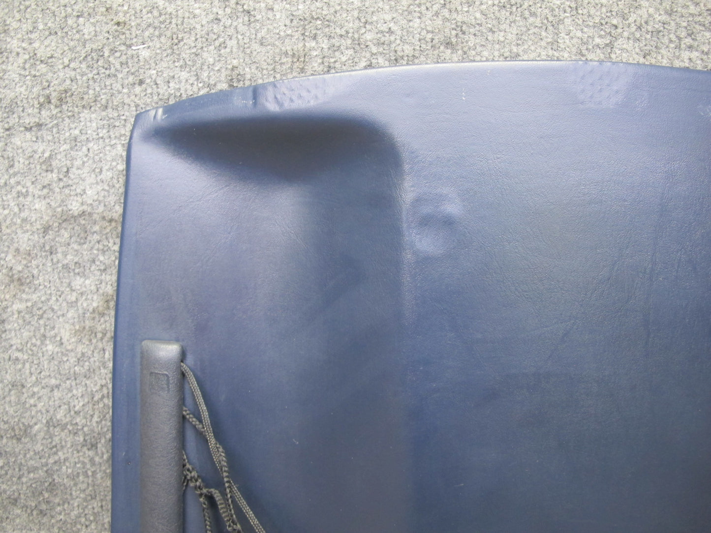 82-85 Mercedes W123 300D 240D Front Right Seat Back Trim Cover Panel Blue OEM