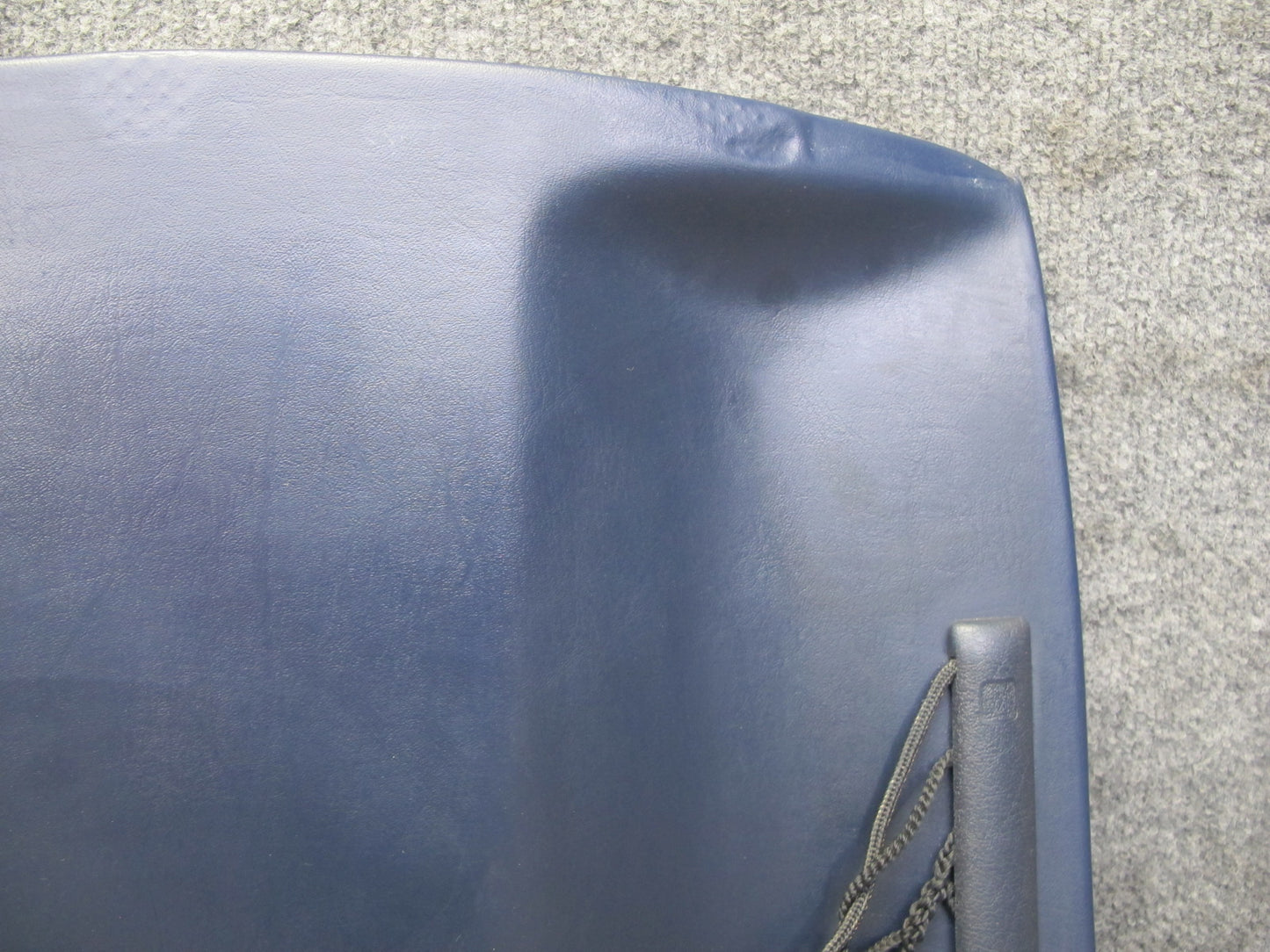 82-85 Mercedes W123 300D 240D Front Right Seat Back Trim Cover Panel Blue OEM