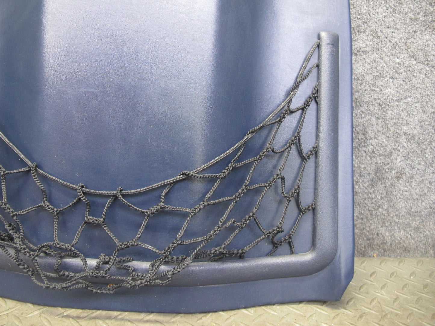 82-85 Mercedes W123 300D 240D Front Right Seat Back Trim Cover Panel Blue OEM