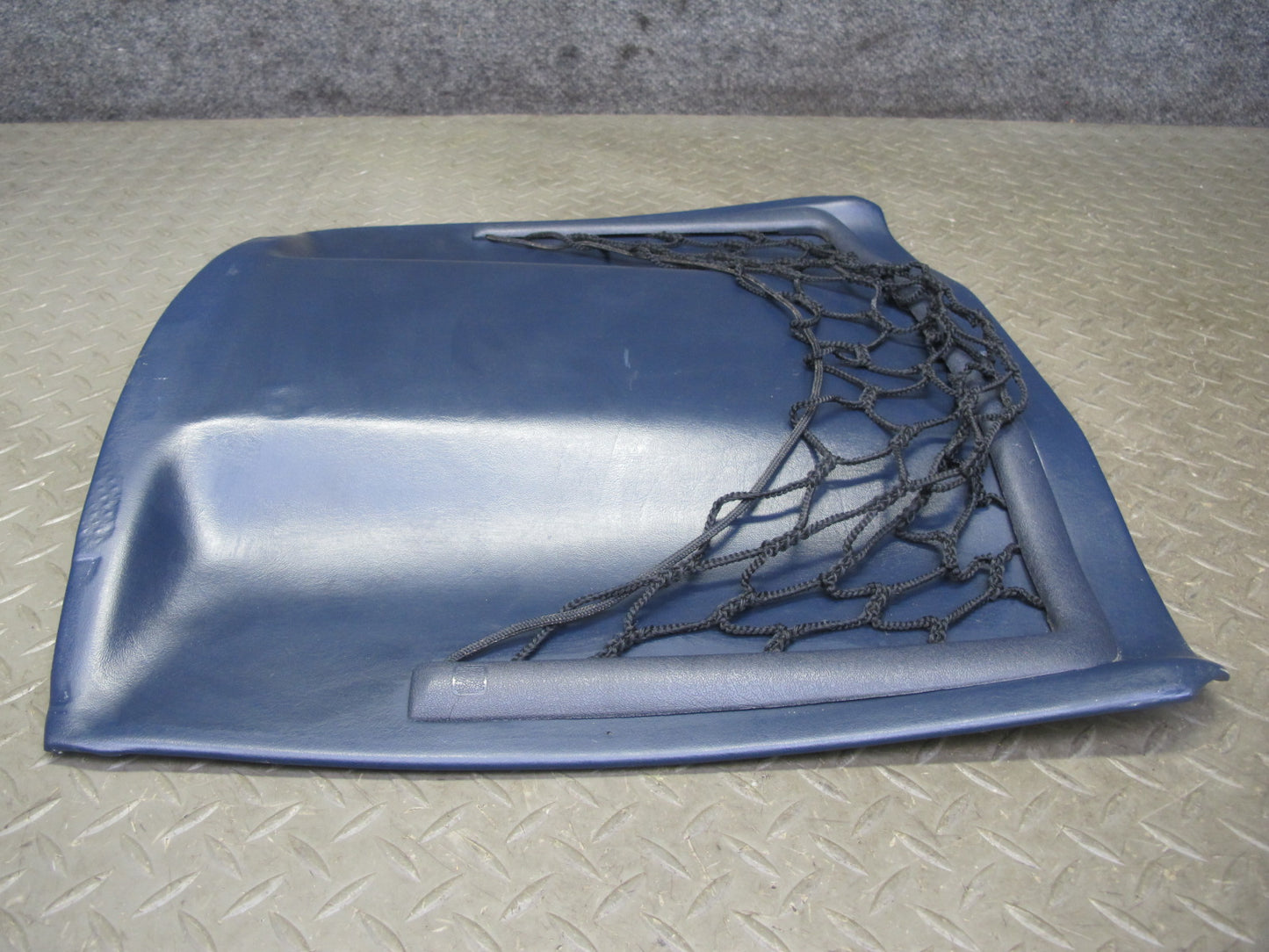 82-85 Mercedes W123 300D 240D Front Right Seat Back Trim Cover Panel Blue OEM