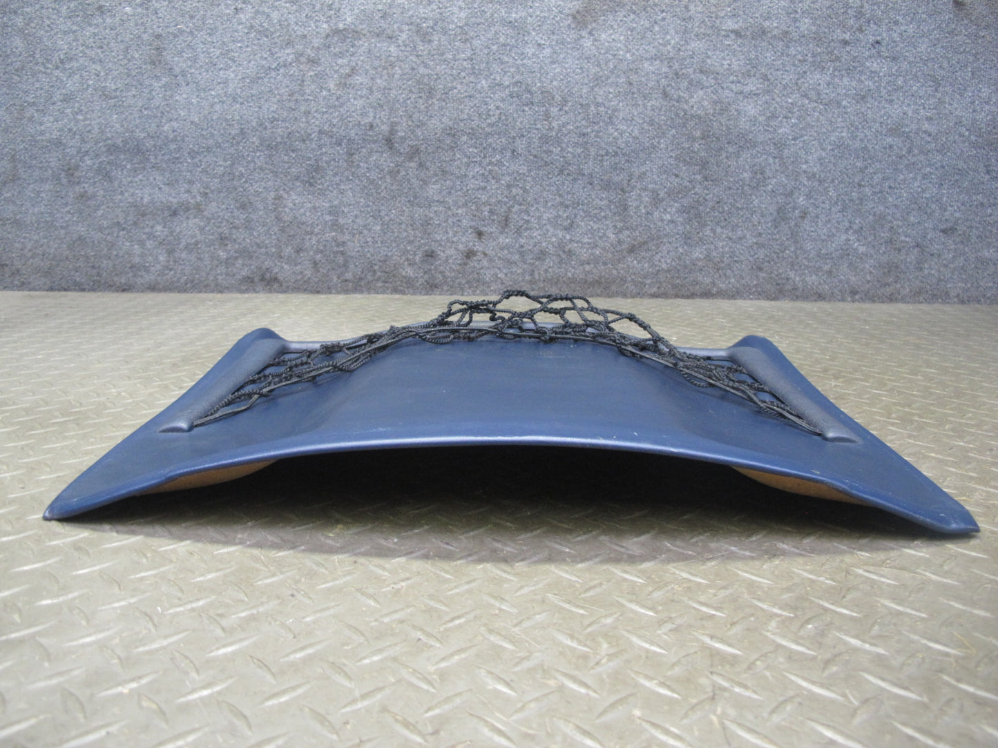 82-85 Mercedes W123 300D 240D Front Right Seat Back Trim Cover Panel Blue OEM