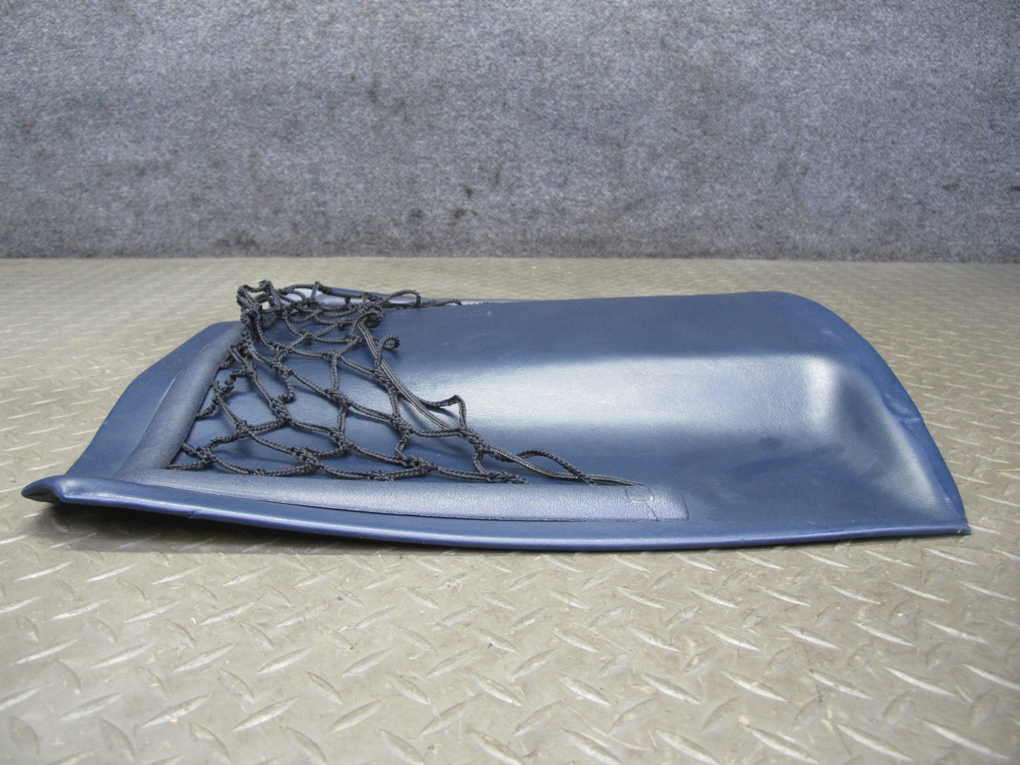 82-85 Mercedes W123 300D 240D Front Right Seat Back Trim Cover Panel Blue OEM