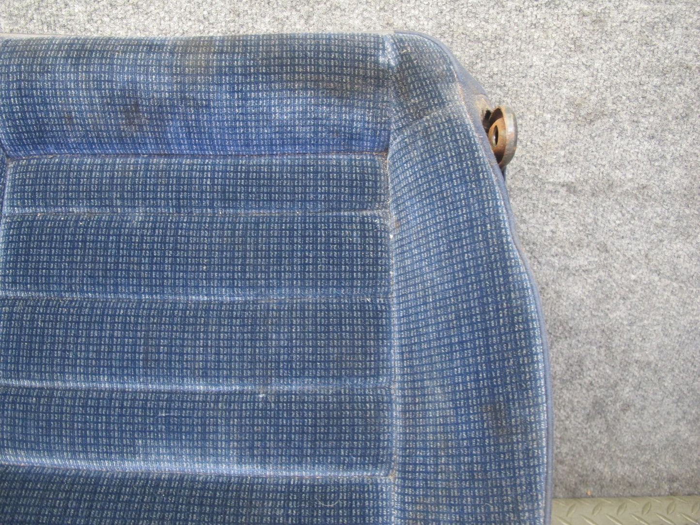 85-89 Toyota MR2 AW15 Front Right Velour Seat Lower Bottom Cushion Blue OEM