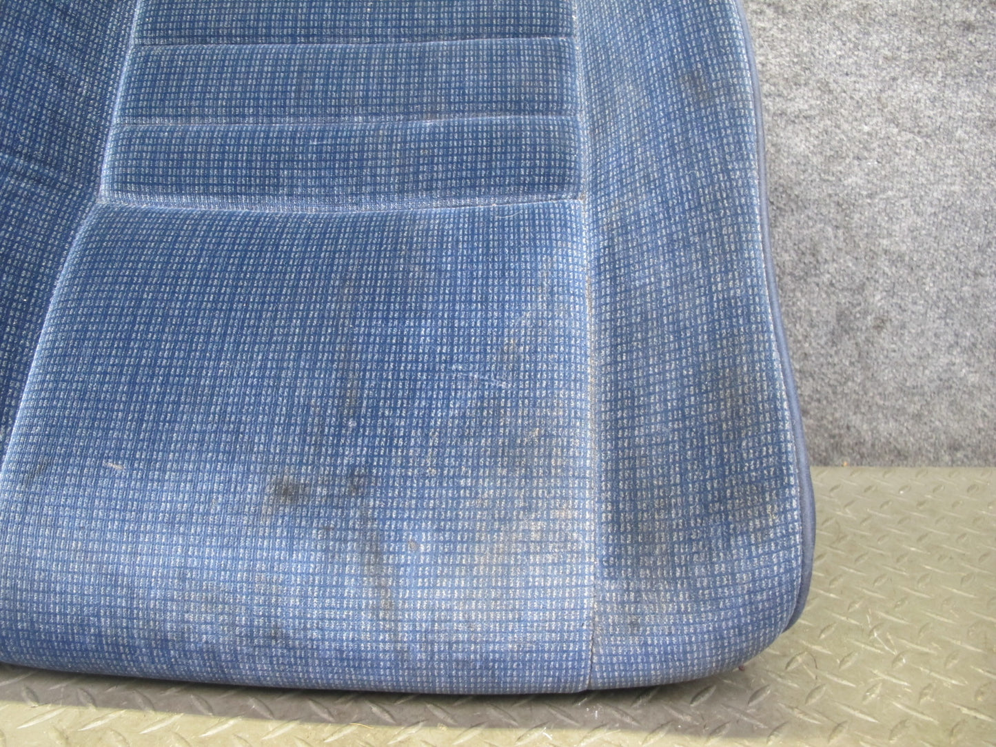 85-89 Toyota MR2 AW15 Front Right Velour Seat Lower Bottom Cushion Blue OEM