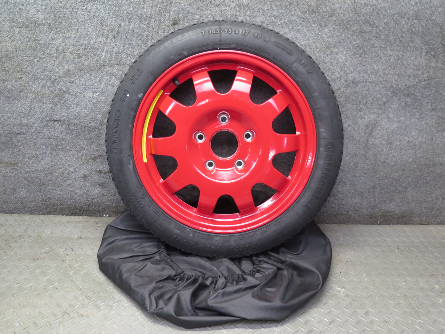 97-04 Porsche Boxster 986 Emergency Spare Tire Wheel 17x3.5 ET19 Conti 105/95