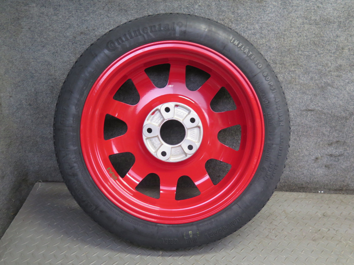 97-04 Porsche Boxster 986 Emergency Spare Tire Wheel 17x3.5 ET19 Conti 105/95