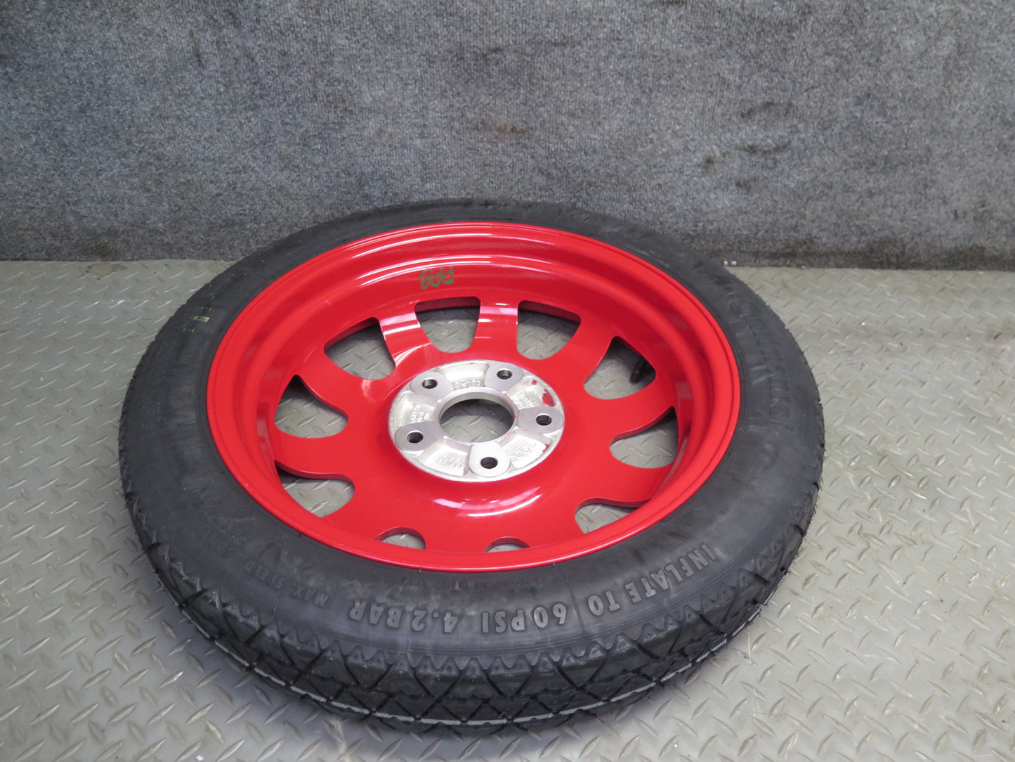 97-04 Porsche Boxster 986 Emergency Spare Tire Wheel 17x3.5 ET19 Conti 105/95