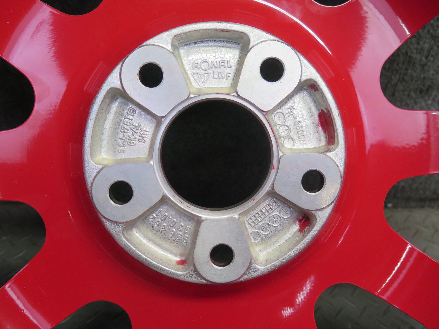 97-04 Porsche Boxster 986 Emergency Spare Tire Wheel 17x3.5 ET19 Conti 105/95