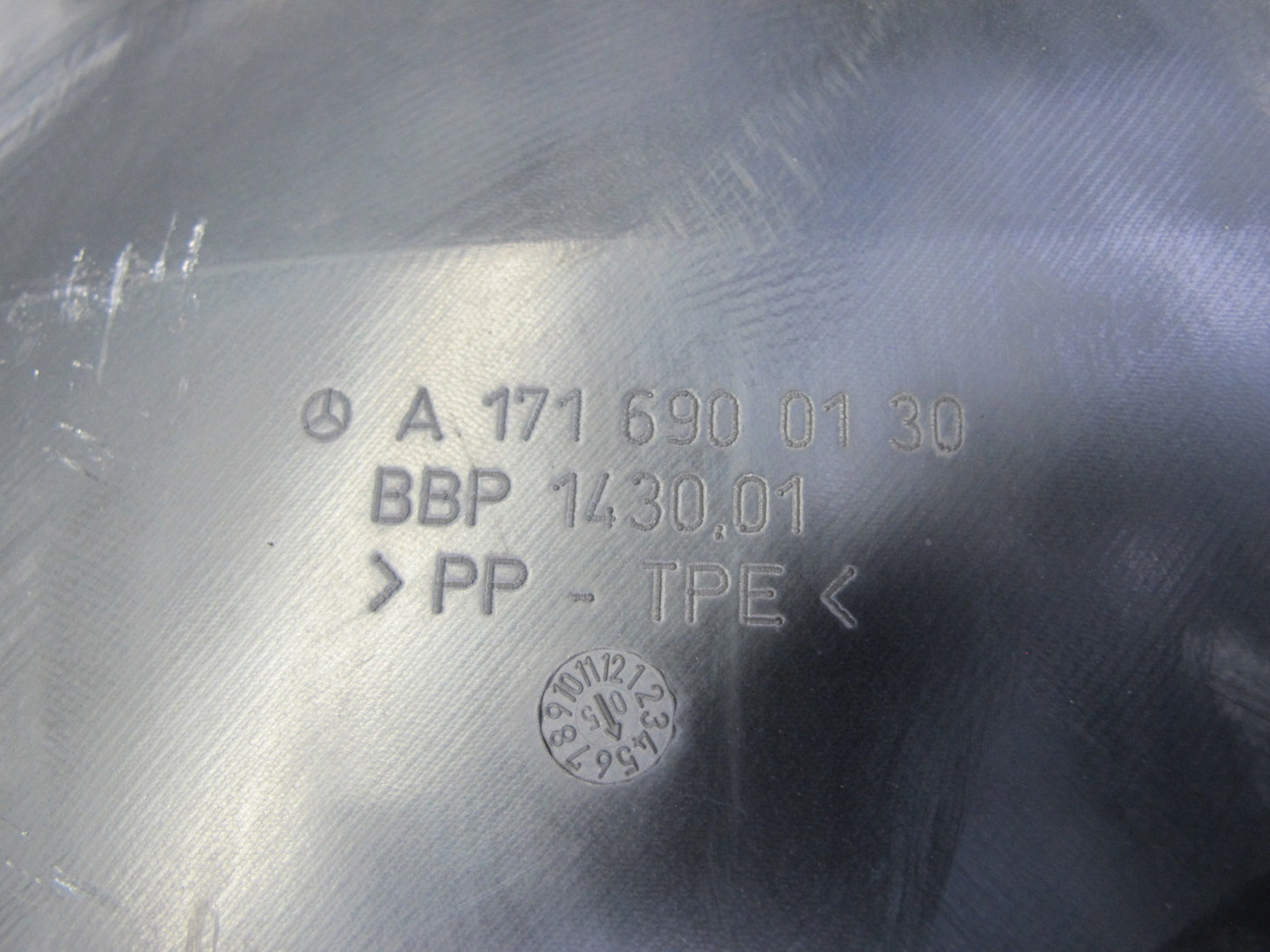 06-08 Mercedes R171 SLK55 AMG Front Left Fender Liner Rearward Splash Shield OEM