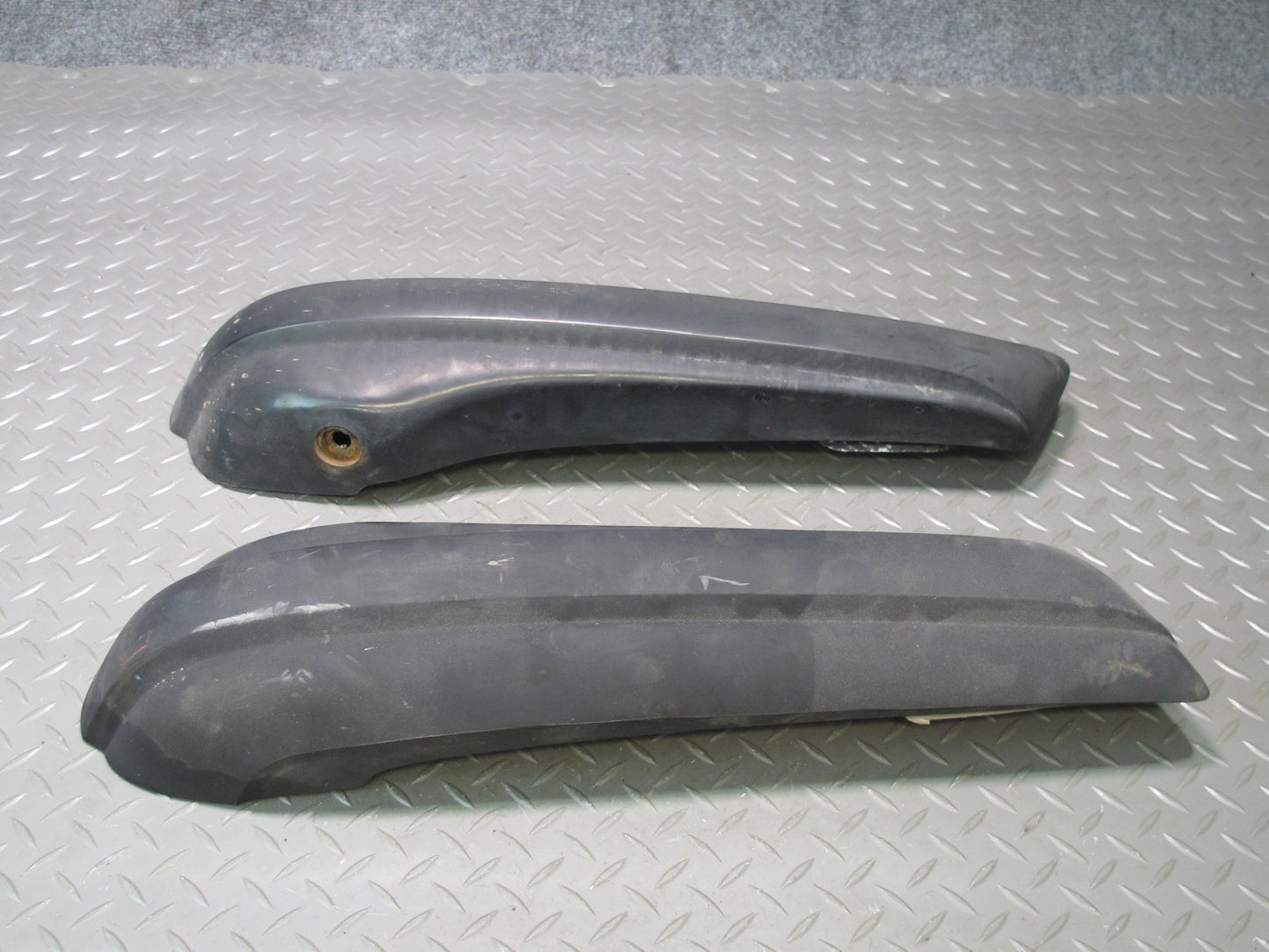 73-89 Mercedes R107 Front Bumper Left & Right Extension Rubber END Pad OEM