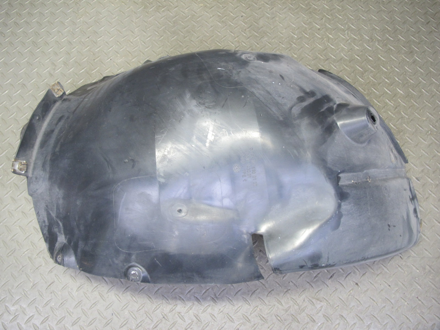 06-08 Mercedes R171 SLK55 AMG Front Left Fender Liner Rearward Splash Shield OEM