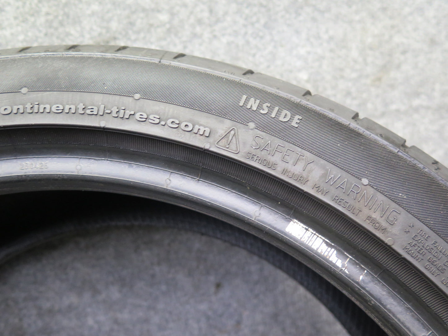 Continental Contisportcontact 5 Summer Tire 225/40 R18 92Y 1921 8/32 Tread