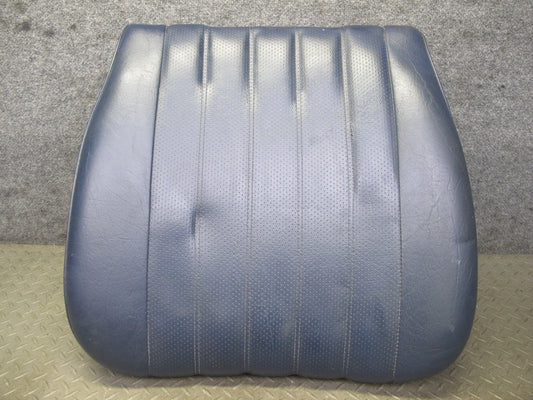 82-83 Mercedes W123 240D Front Right Seat Lower Leather Cushion Blue w Frame OEM