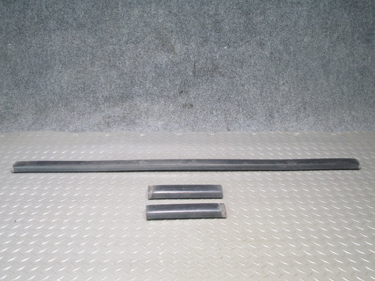 81-89 Mercedes R107 Set of 3 Rear Bumper Rubber Guard Strip OEM